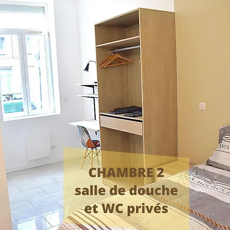 Groupes-coliving-loosleslille-7 Chambres-5 Sdb فيلة Loos